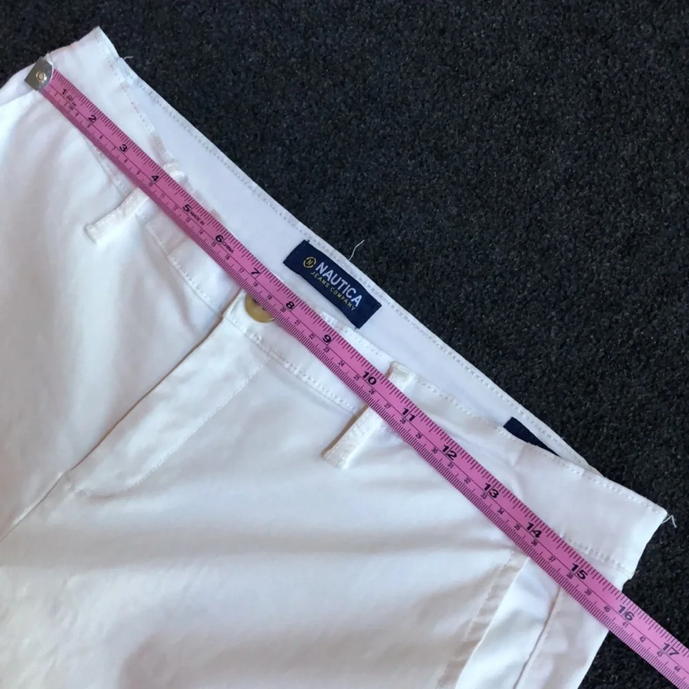 Nautica Ladies Cotton/Tercel Stretch Ankle Pant With Pockets Size 6/28